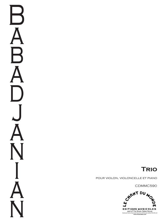 Trio Pour Piano, violon et violoncelle